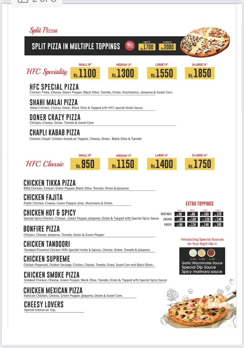 Menu Hfc,alam Chowk,sialkot ایچ ایف سی عالم چوک سیالکوٹ-10