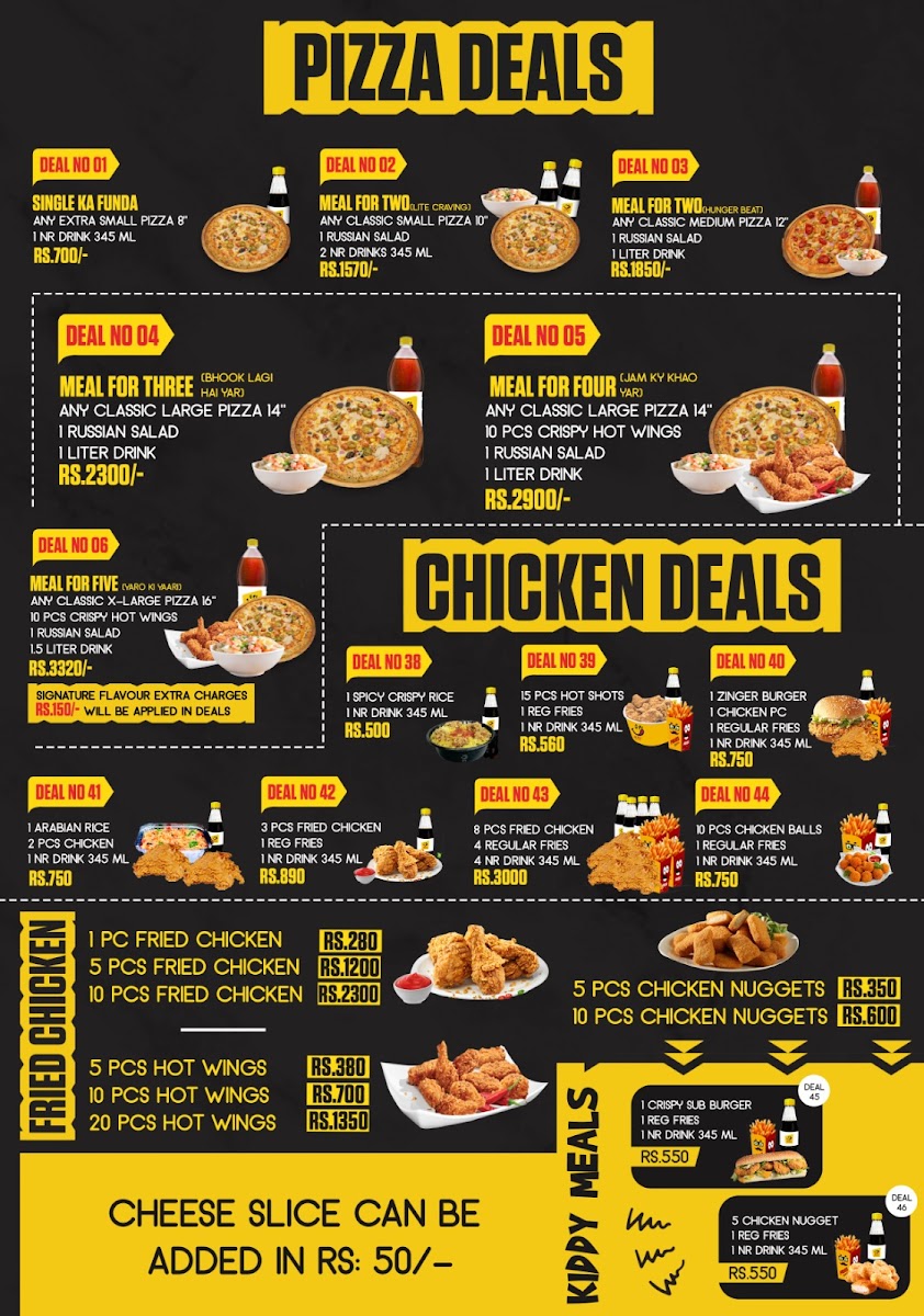 Menu Hfc,alam Chowk,sialkot ایچ ایف سی عالم چوک سیالکوٹ-3