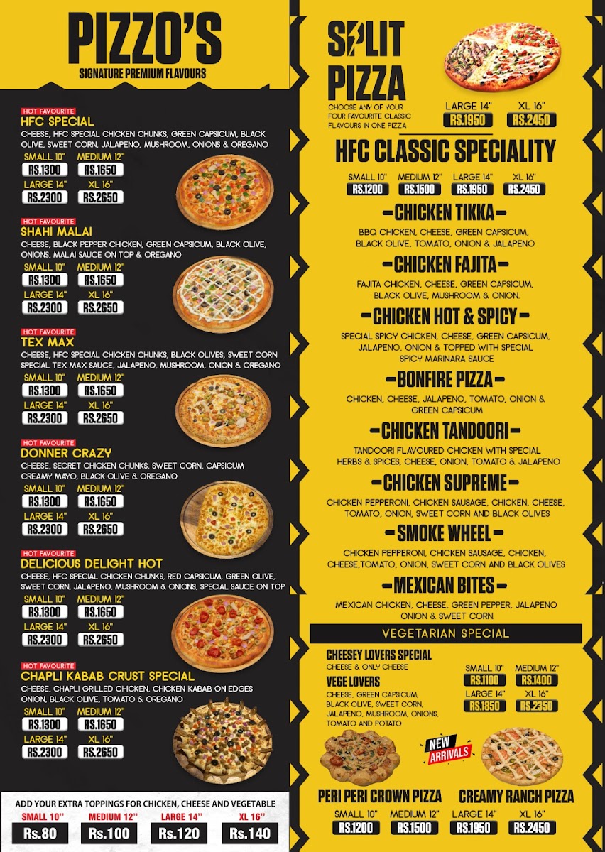 Menu Hfc,alam Chowk,sialkot ایچ ایف سی عالم چوک سیالکوٹ-4