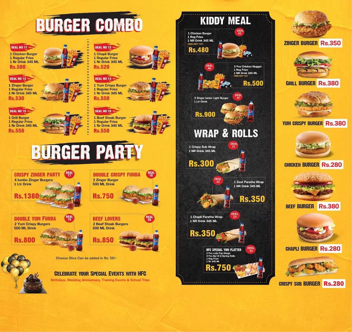 Menu Hfc,alam Chowk,sialkot ایچ ایف سی عالم چوک سیالکوٹ-8